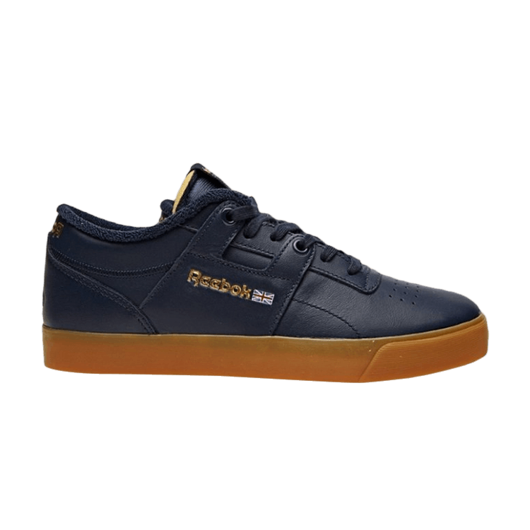 Palace x Reebok Workout Low Clean FVS — Collegiate Navy/White