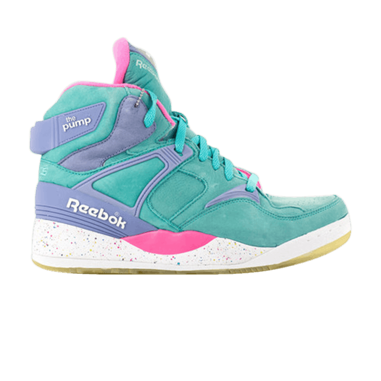 Mita Sneakers x Reebok The Pump — Teal/Pink/Purple/White