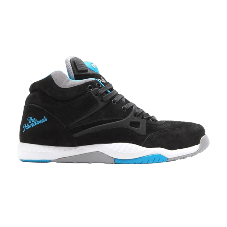 The Hundreds x Reebok Pump AXT — Black/White/Aquatic Blue