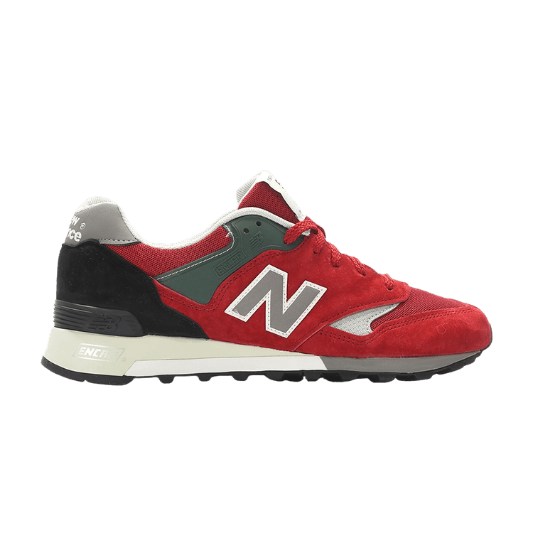New Balance 577 'English Tender' — Red/Black/Green