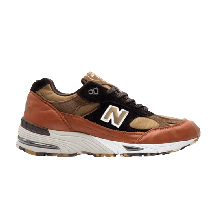 New Balance 991 Made in England 'Camo Pack' — Brown/Black/White