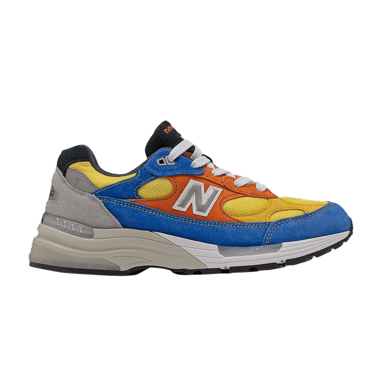 Darius Bazley x New Balance 992 Made in USA 'Gap Year' — Royal Blue/Orange