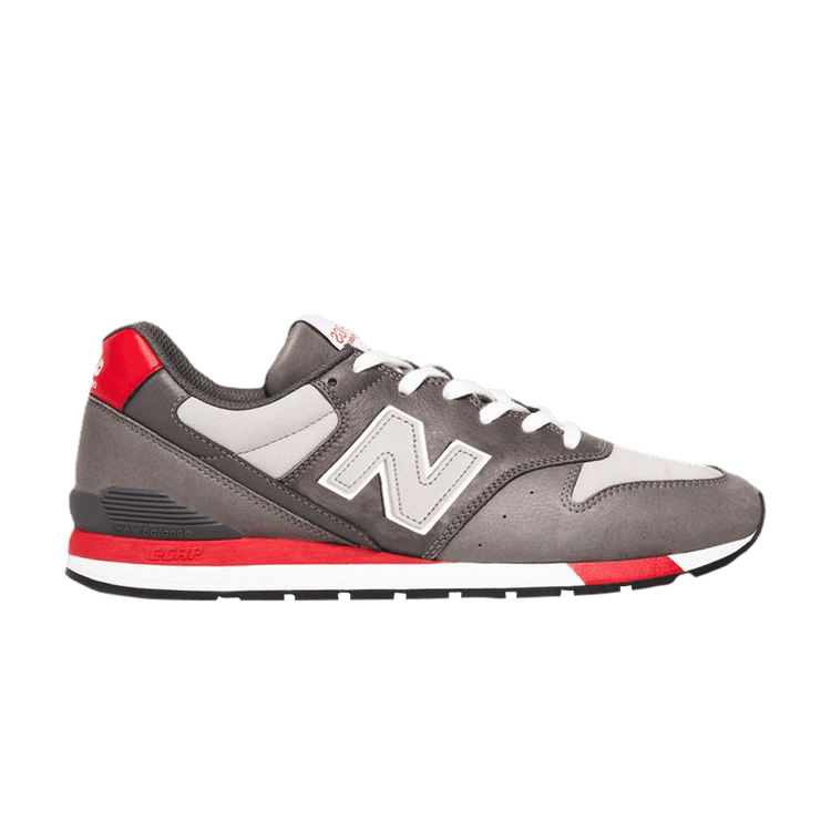 New Balance FIGS x 996 'Charcoal Red' — Red/Grey/Charcoal