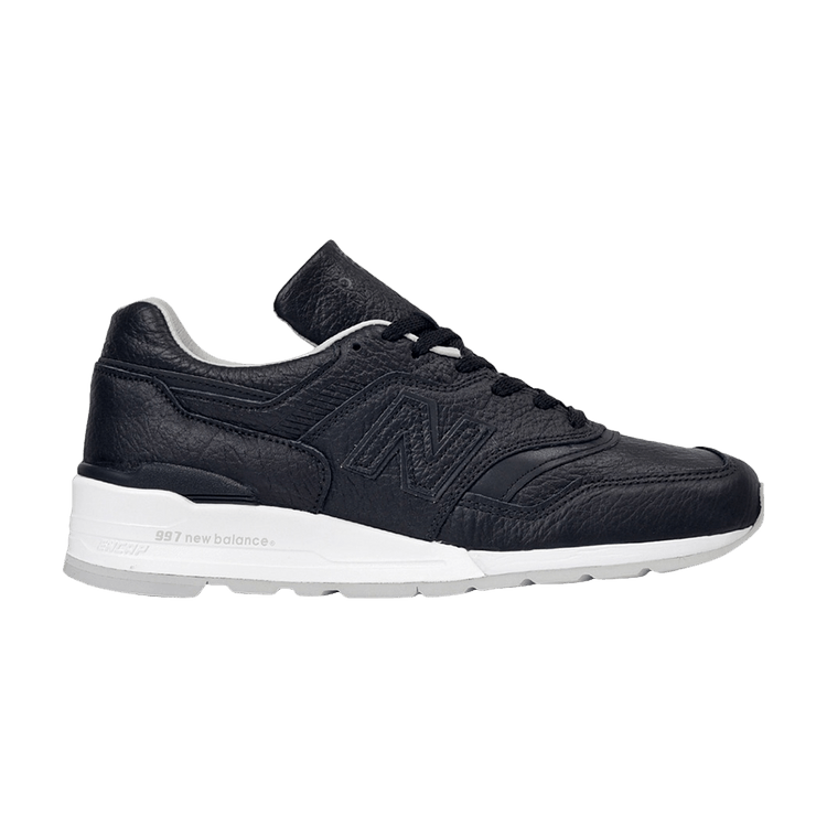 New Balance 997 Leather 'Bison Capsule - Black' — Black/White