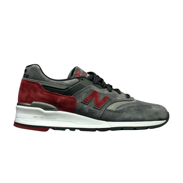 New Balance 997 'Connoisseur Guitar' — Charcoal/Burgundy