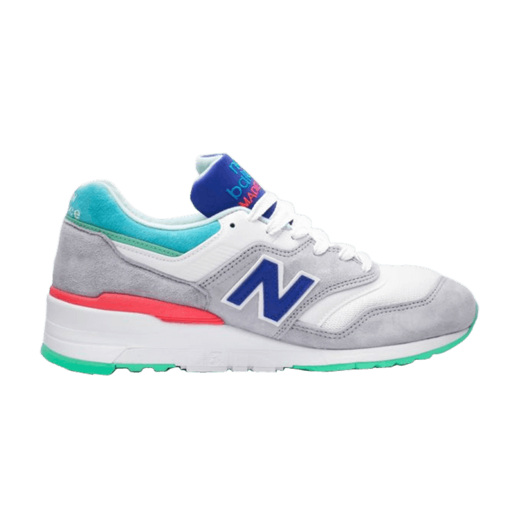 New Balance 997 — Grey/Blue/Turquoise