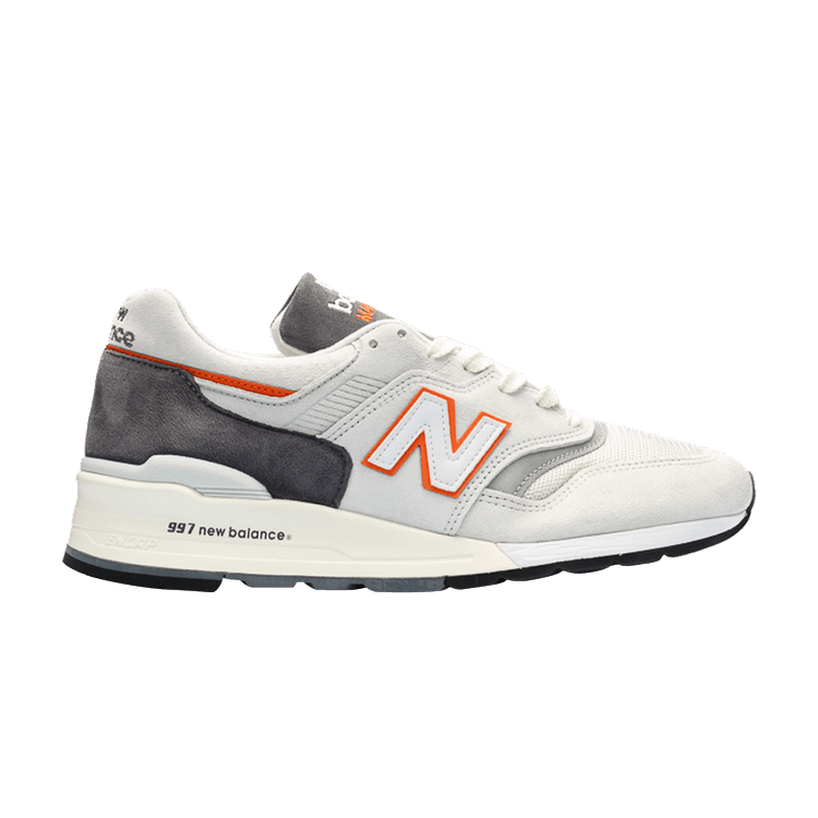 New Balance 997 — Neutral Grey/Orange