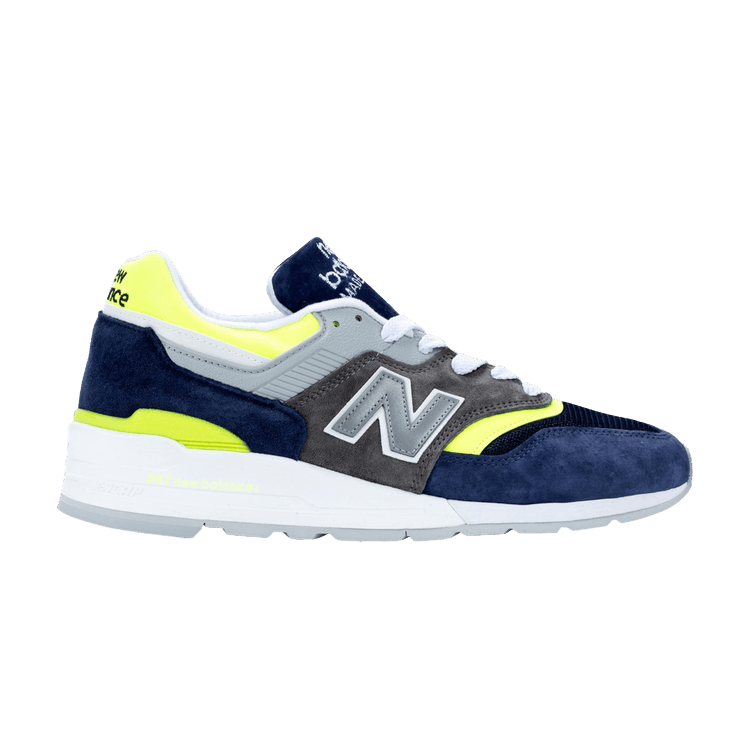 New Balance 997 Made In USA 'Blue Lime' — Blue/Lime/Yellow/Grey
