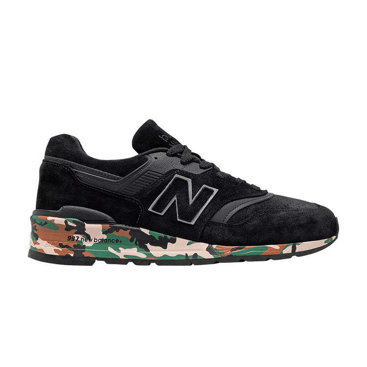New Balance 997 Made In US 'Camo Midsole' — Black/Silver
