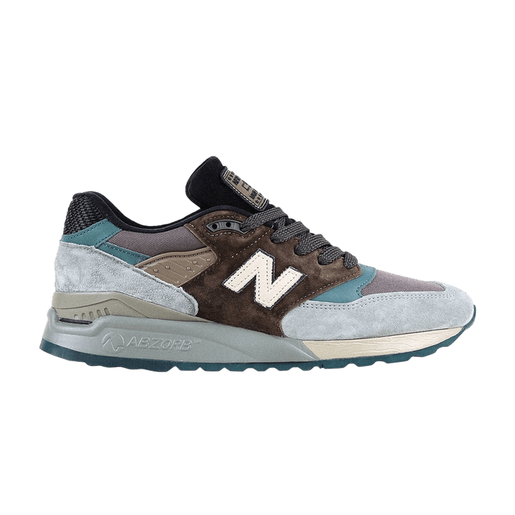 New Balance 998 Made in USA 'Brown Teal' — Brown/Teal/Grey