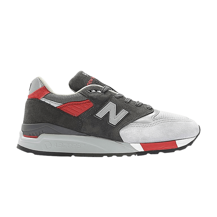 New Balance 998 Made in USA 'Age of Exploration - Grey Red' — Grey/Red