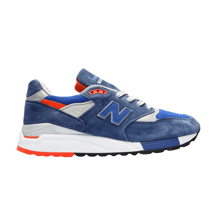 New Balance 998 Made in USA 'Rockabilly Pack - Navy' — Navy/Orange/White