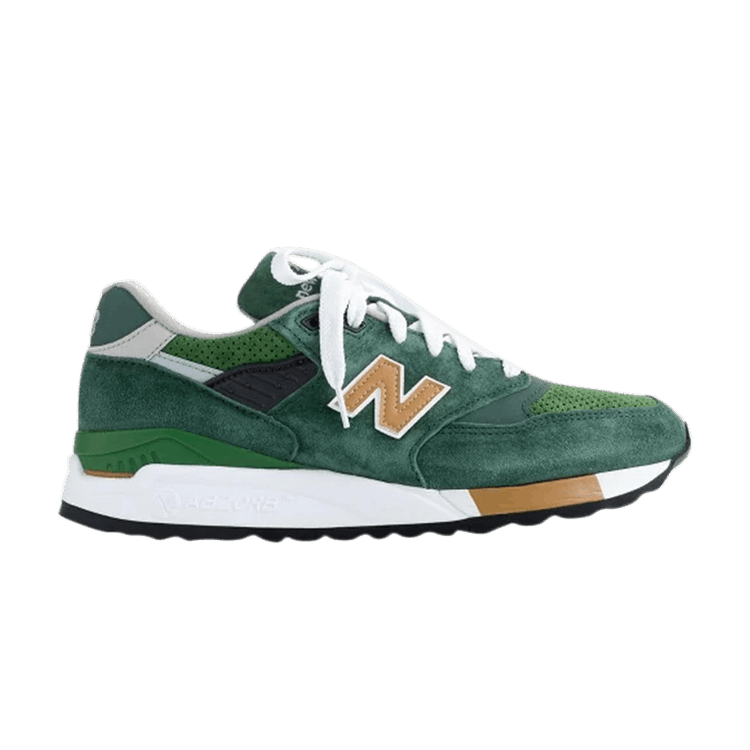J. Crew x New Balance 998 Made in USA 'Greenback' — Green/Brown