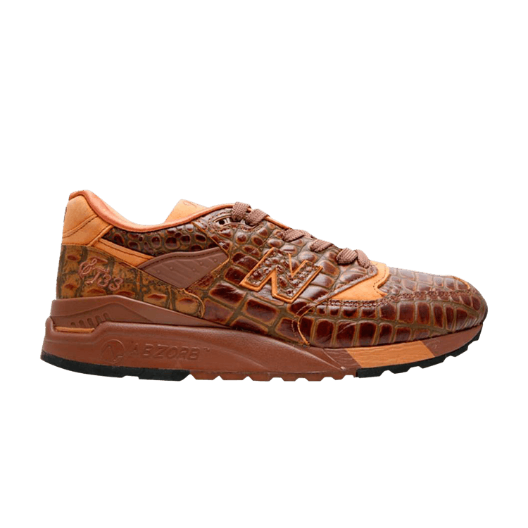 New Balance 998 Made in USA 'Super Team 33 Luggage Pack - Crocodile' — Brown