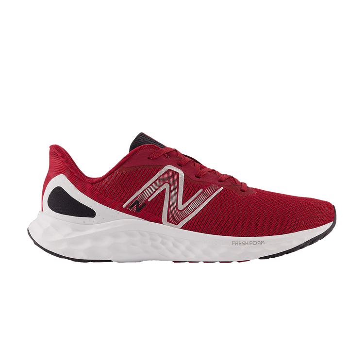 New Balance Fresh Foam Arishi v4 4E Wide 'Crimson' — Crimson/White/Silver Metallic
