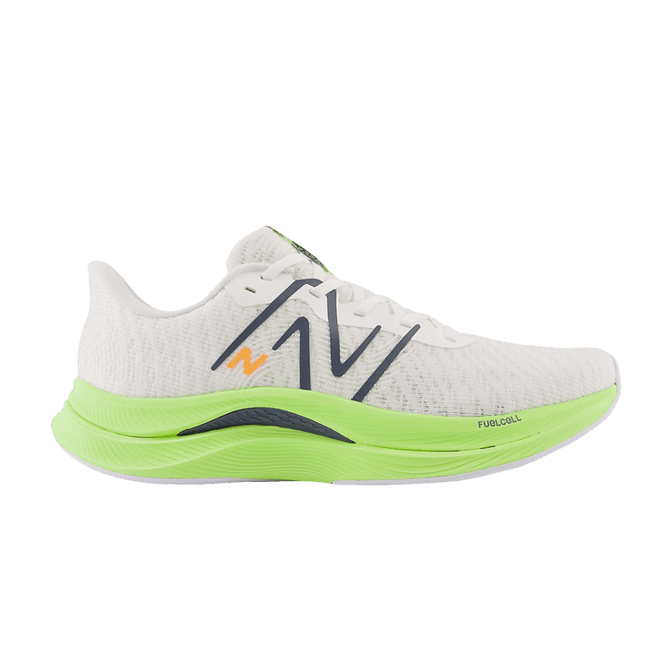 New Balance FuelCell Propel v4 'White Bleached Lime Glow' — White/Bleached Lime Glow/Graphite