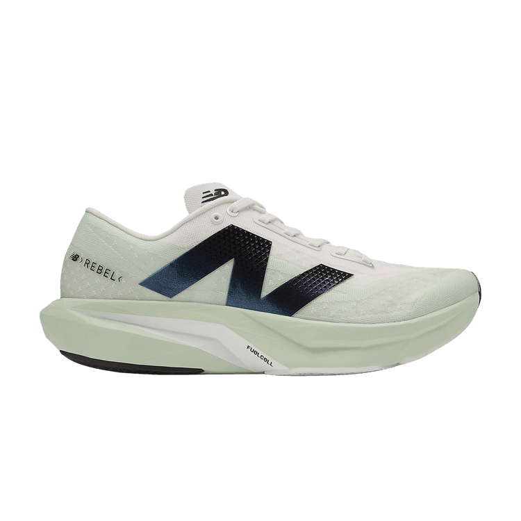 New Balance FuelCell Rebel v4 2E Wide 'Clay Ash' — Clay Ash/White/Black
