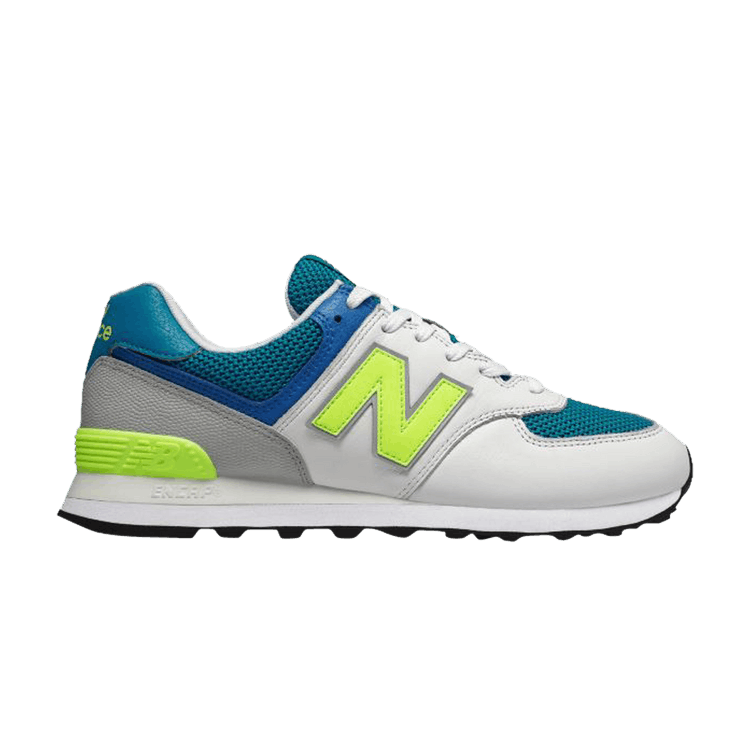 New Balance 574 'Deep Ozone Blue Bleached Lime' — Deep Ozone Blue/Bleached Lime Glow