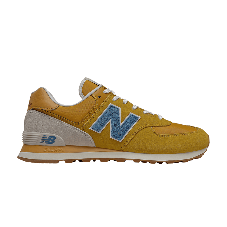 New Balance 574 'Mustard Blue' — Mustard Yellow/Blue