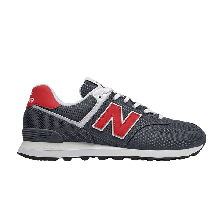 New Balance 574 'Summer Mesh' — Thunder/Team Red