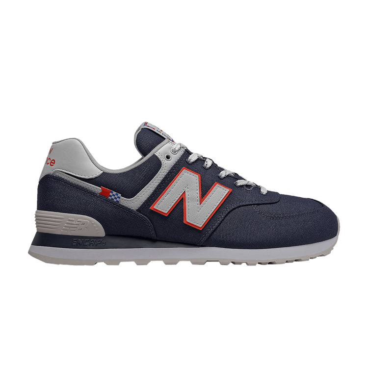 New Balance 574 'Coastal Pack - Indigo' — Natural Indigo/Toro Red/White