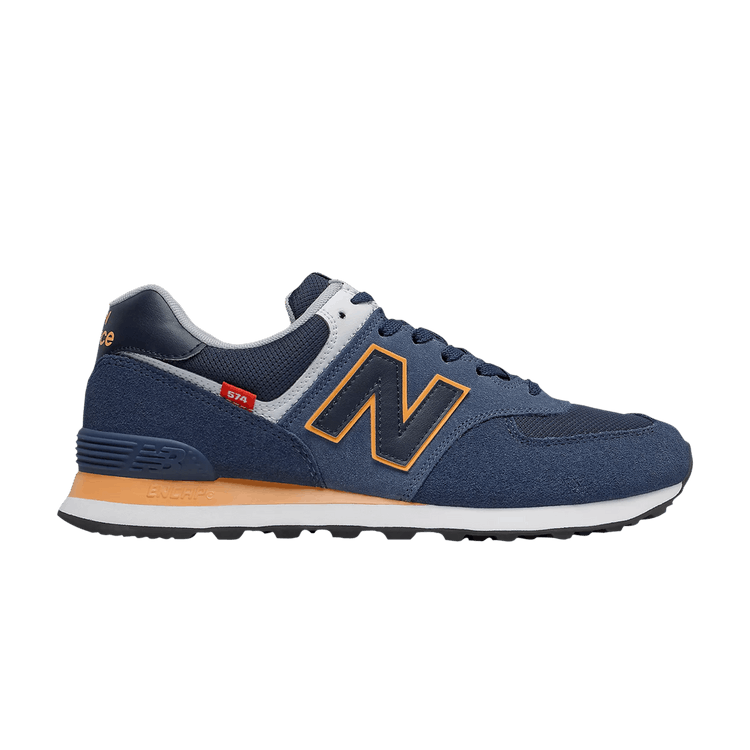 New Balance 574 'Natural Indigo' — Natural Indigo/Habanero