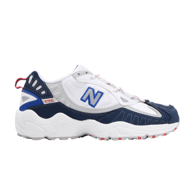 New Balance 703 'White Navy' — White/Navy/Grey
