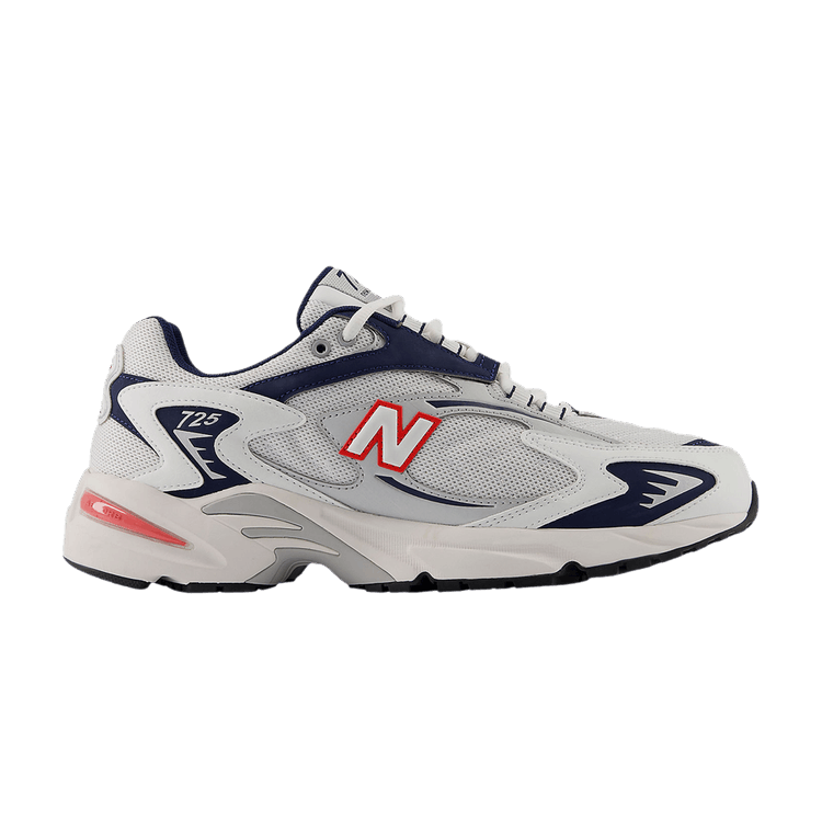 New Balance 725 'Navy True Red' — White/Navy/True Red