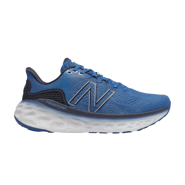 New Balance Fresh Foam More v3 2E Wide 'Laser Blue' — Laser Blue/Harvest Gold