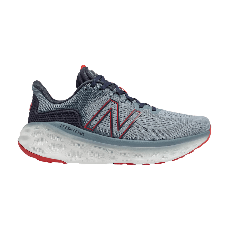 New Balance Fresh Foam More v3 'Ocean Grey' — Ocean Grey/Velocity Red