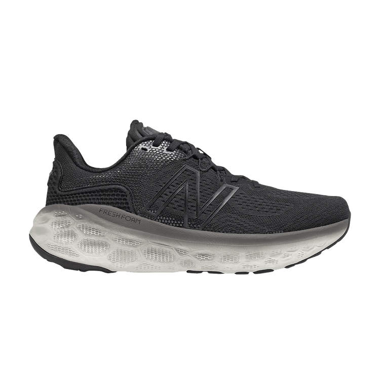 New Balance Fresh Foam More v3 4E Wide 'Black Magnet' — Black/Magnet