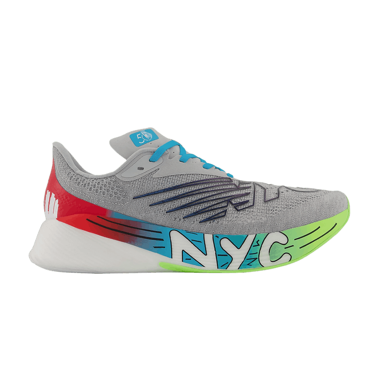 New Balance FuelCell RC Elite v2 'NYC Marathon' — Grey/Multi-Color