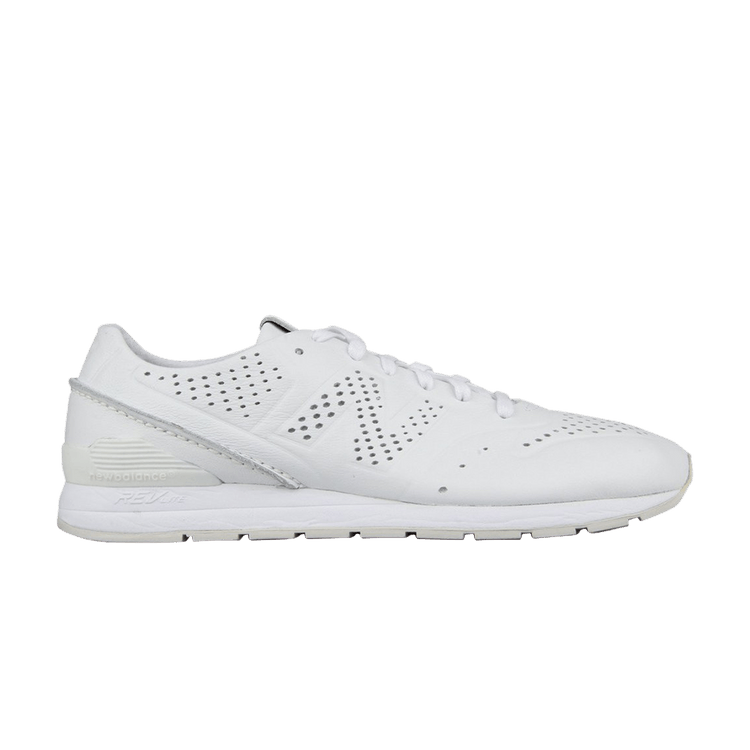 New Balance 696 Deconstructed — White/White