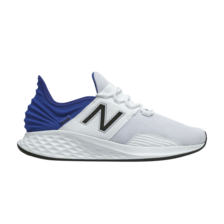 New Balance Fresh Foam Roav 2E Wide 'White Team Royal' — White/Team Royal