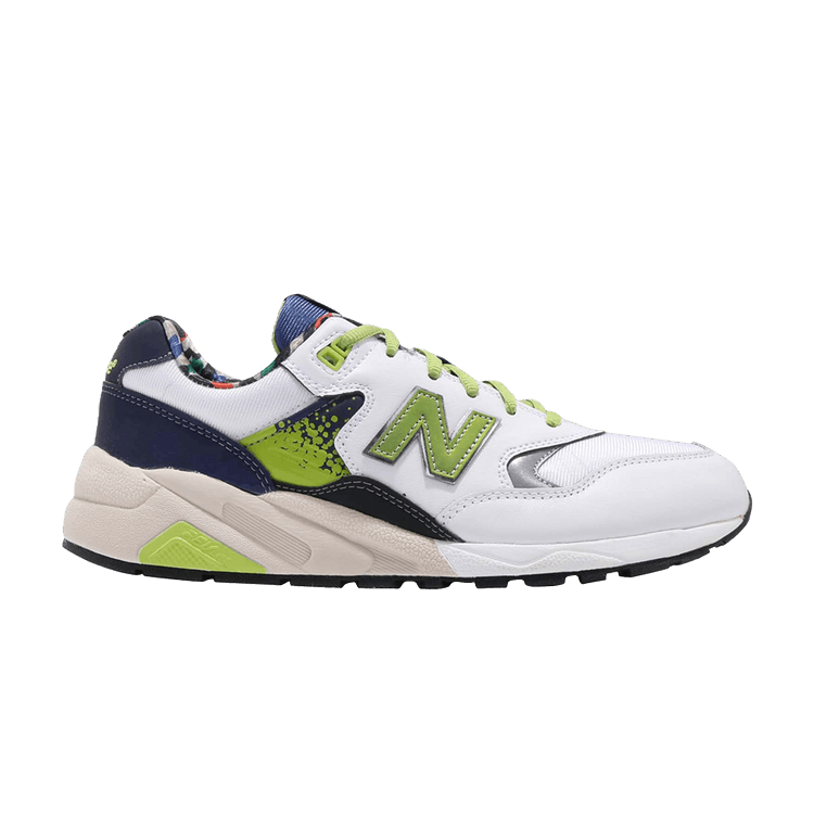 New Balance 580 'Navy' — White/Green/Navy