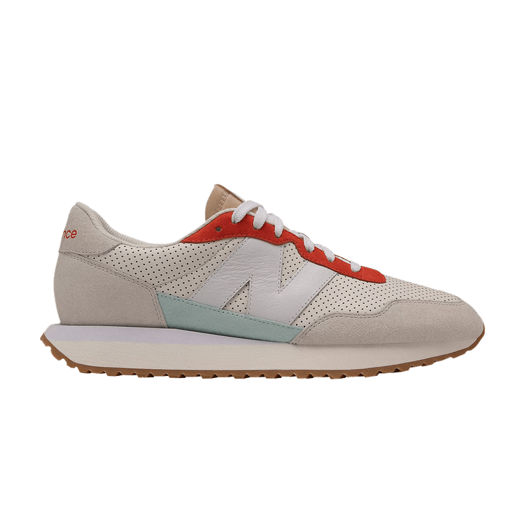 New Balance 237 'White Ghost Pepper' — White/Ghost Pepper
