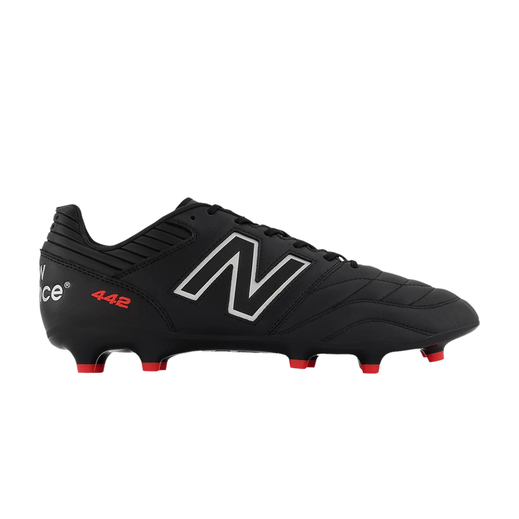 New Balance 442v2 Pro FG 2E Wide 'Black Silver' — Black/Silver