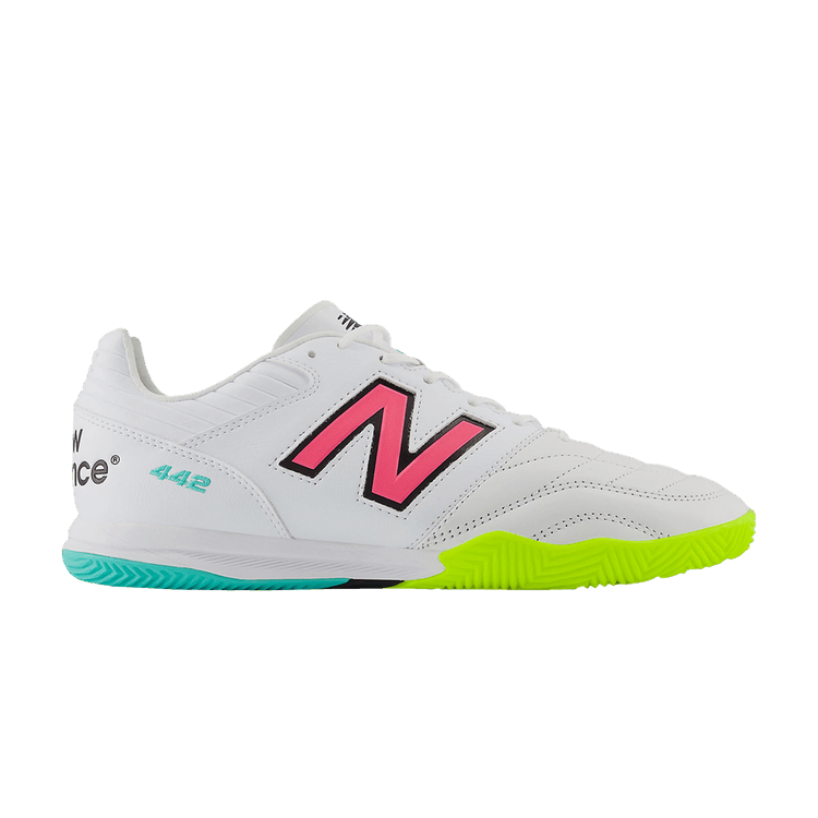 New Balance 442v2 Pro IN 'United In FuelCell Pack' — White/Hi-Lite/Neon Pink