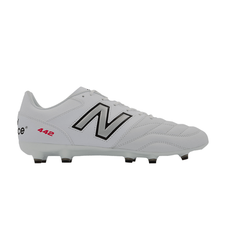New Balance 442v2 Team FG 2E Wide 'White Black' — White/Black