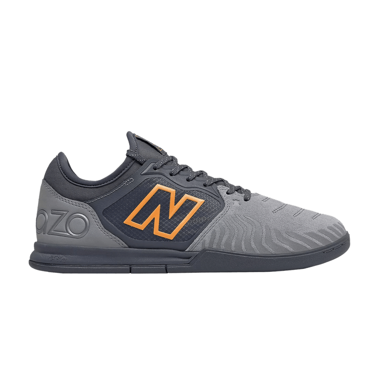 New Balance Audazo V5+ Pro Suede IN 2E Wide 'Steel Thunder' — Steel/Thunder