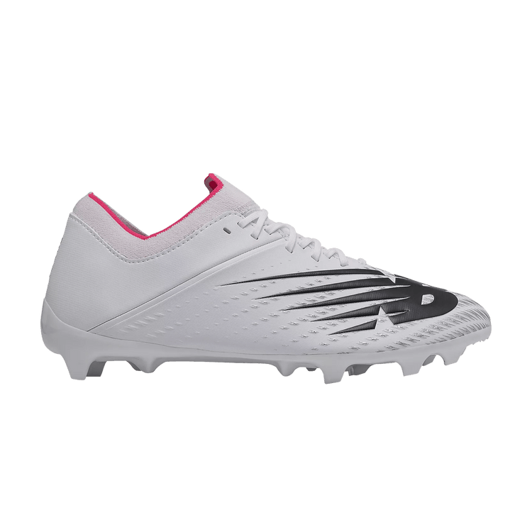 New Balance Furon V6+ Dispatch FG 'White Silver' — White/Silver/Alpha Pink