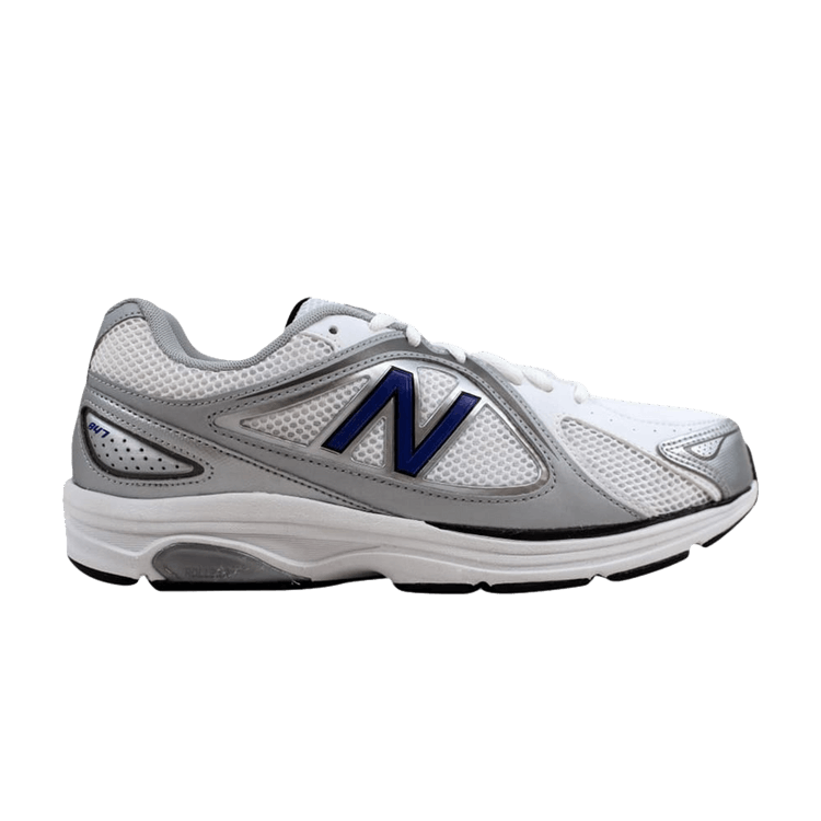 New Balance 847 — White/Silver/Blue