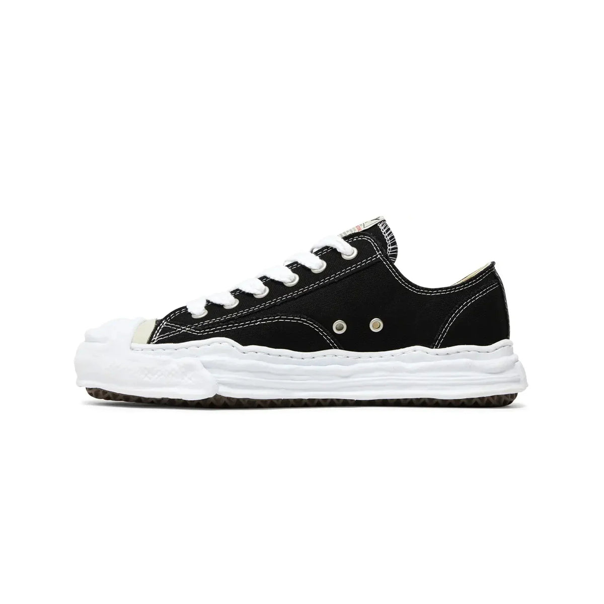Maison Mihara Yasuhiro Hank OG Sole Canvas Low 'Black White' (2022)