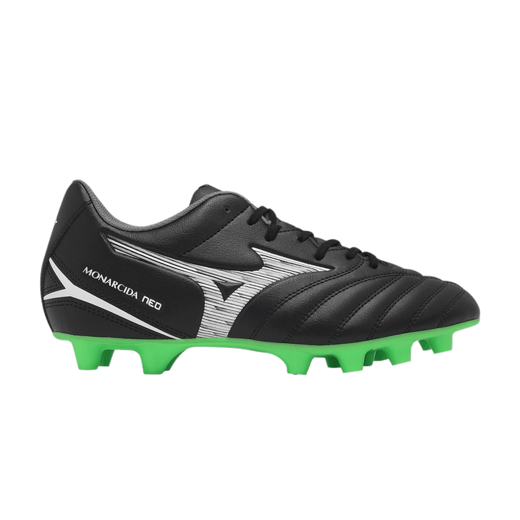 Mizuno Monarcida Neo 3 Select Wide 'Black Neo Green' — Black/Neo Green