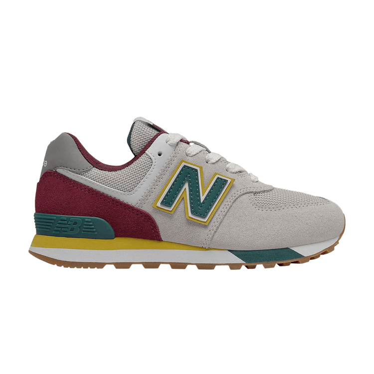 New Balance 574 Little Kid 'Summer Fog Garnet' — Summer Fog/Garnet