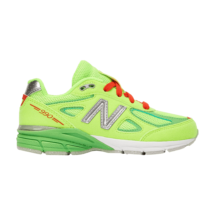 DTLR x New Balance 990v4 Little Kid 'Festive' — Green/Green