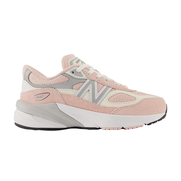 New Balance 990v6 Little Kid 'Pink Haze' — Pink Haze/White