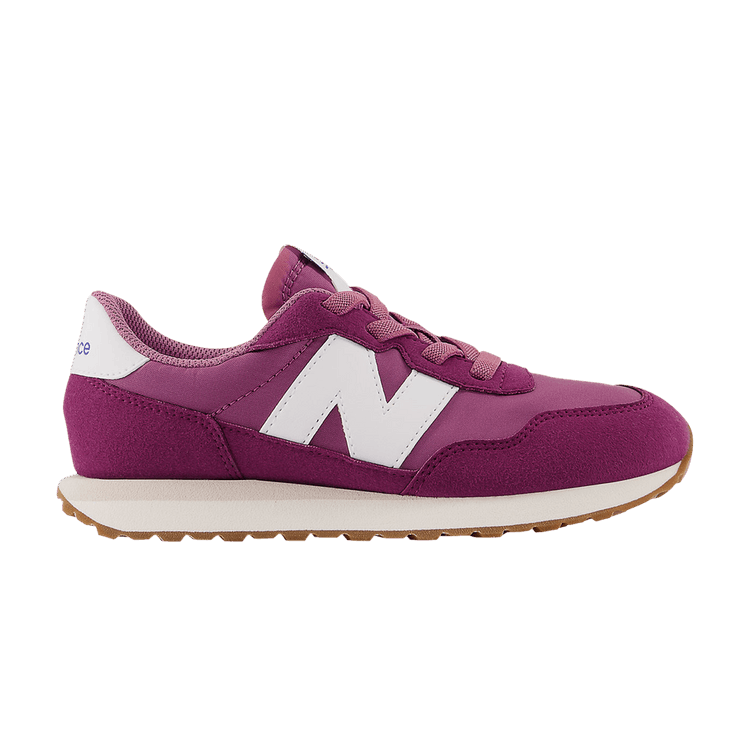 New Balance 237 Bungee Lace Little Kid 'Dark Ember Gum' — Dark Ember/Raisin