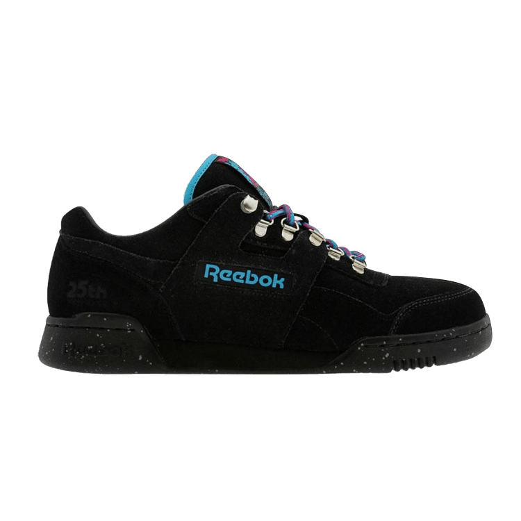 Reebok Workout Plus — Black / R Grey / F Blue / O Pink