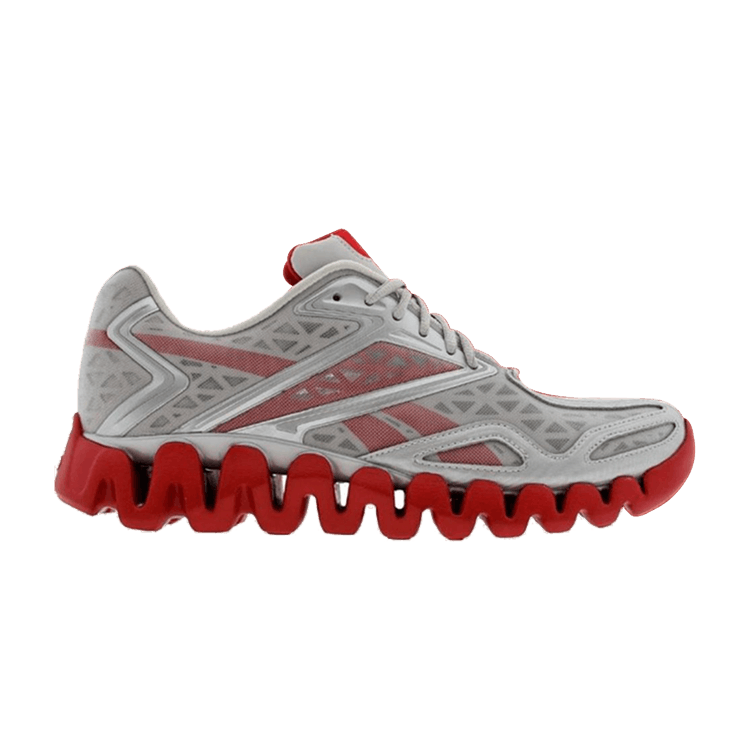 Reebok Big Kids ZigTech ZigSonic — Steel / Pure Silver / Red